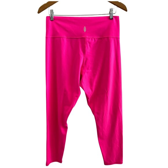Free People Movement Never Better Leggings Hot Pink Size XL Athleisure Barbie - Picture 1 of 11